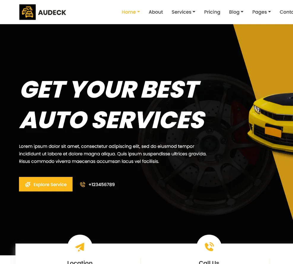 Captura de Audeck Auto Services